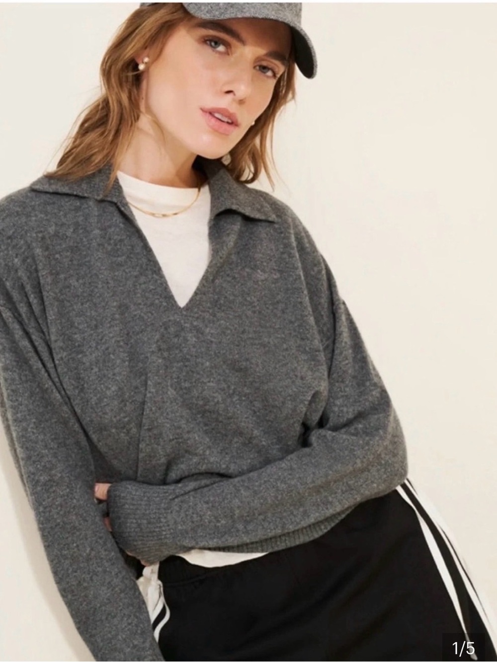 NEW! Free People Eloura Cashmere Henley Sweater
